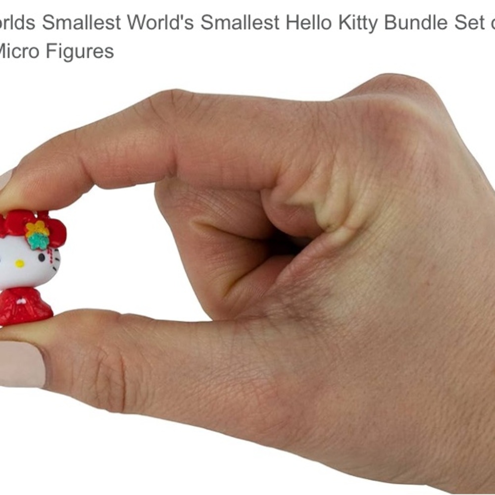 NEW Sanrio Hello Kitty Pop Culture Micro Figures Set of 3 Collectible Mini Case - Picture 3 of 6